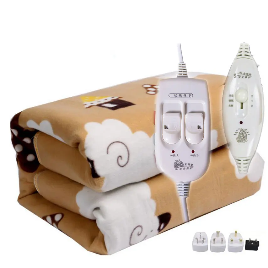 Electric Blanket Warm110-220V Automatic Protection Type Electric Blanket Body Warmer Heated Blanket Electric Mat Carpet
Electric Blanket Warm110-220V Automatic Protection Type Electric Blanket Body Warmer Heated Blanket Electric Mat Carpet