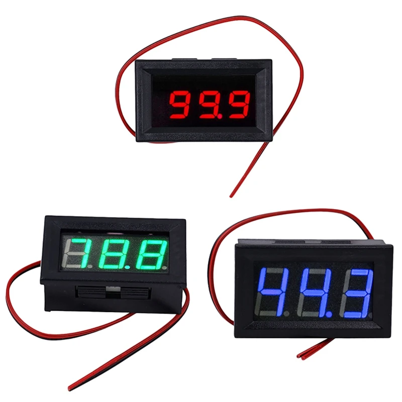 AT35 2Pcs Digital Voltmeter Dc 5V To 120V Voltage Panel Meter 0.56 Inch Led Display Tester For Laboratory Electric Appliance Mot
AT35 2Pcs Digital Voltmeter Dc 5V To 120V Voltage Panel Meter 0.56 Inch Led Display Tester For Laboratory Electric Appliance Mot