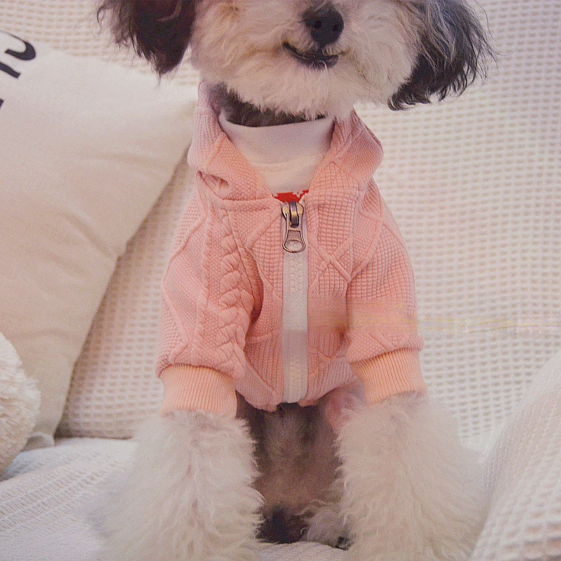 Жаккардовый свитер с капюшоном, осенняя тонкая одежда для щенков, Тедди, Бишон, шнауцер, маленькие щенки для домашних животных, осень и зима
Жаккардовый свитер с капюшоном, осенняя тонкая одежда для щенков, Тедди, Бишон, шнауцер, маленькие щенки для домашних животных, осень и зима
