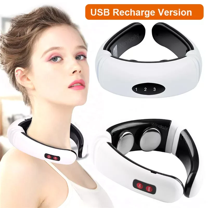 3D Intelligent Neck Massager Electric Pulse Far Infrared Heating 6 Modes Cervical Back Body Massage Device Tools For Pain Relief
3D Intelligent Neck Massager Electric Pulse Far Infrared Heating 6 Modes Cervical Back Body Massage Device Tools For Pain Relief