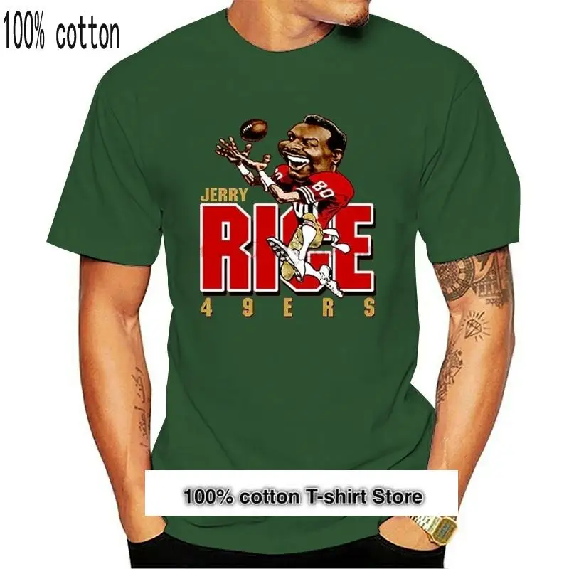 Camiseta de dibujos animados JERRY arroz 49ER, diseño personalizado, arte raro, Frente completo de camisa, nueva
Camiseta de dibujos animados JERRY arroz 49ER, diseño personalizado, arte raro, Frente completo de camisa, nueva