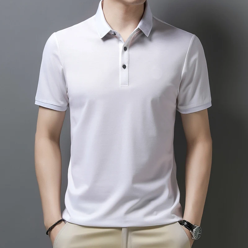 High End Polo shirts for Men 2022 Business Tops Men's Clothing New Polos Cool Designer Classic Pure Color Cotton Casual Lapel
High End Polo shirts for Men 2022 Business Tops Men's Clothing New Polos Cool Designer Classic Pure Color Cotton Casual Lapel