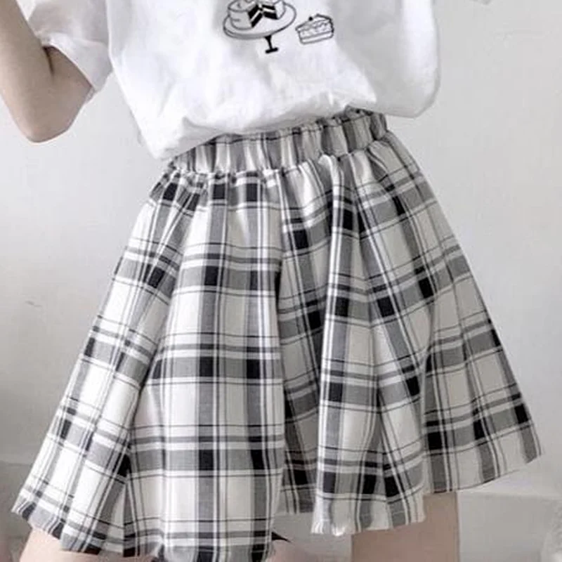 QWEEK Kawaii Plaid Skirts Women 2021 Japanese Soft Girl Cute High-waisted Mini Short Skirt Korean Fashion School Uniform JK Alt
QWEEK Kawaii Plaid Skirts Women 2021 Japanese Soft Girl Cute High-waisted Mini Short Skirt Korean Fashion School Uniform JK Alt
