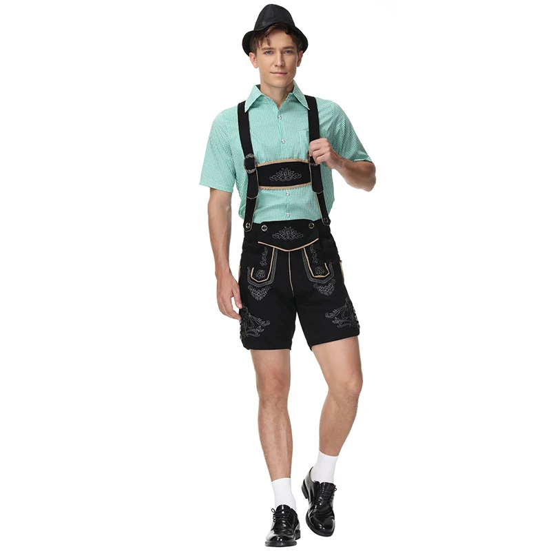 Halloween Nightclub Bar Performance Costumes Bavarian Men's Beer Clothes German Festival
Halloween Nightclub Bar Performance Costumes Bavarian Men's Beer Clothes German Festival