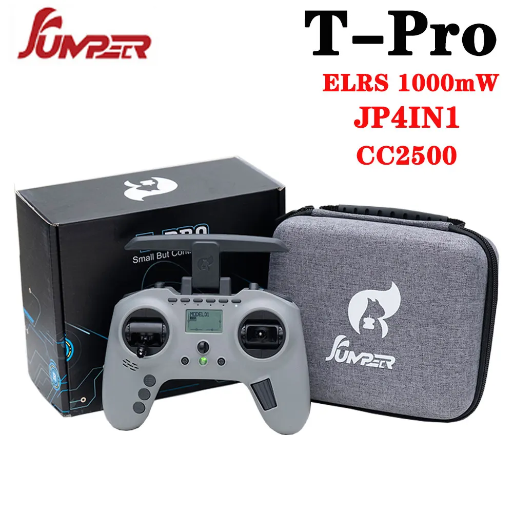 Jumper T-Pro T Pro JP4IN1 ELRS ExpressLRS Radio Control Hall Gimbals Drones Airplane Multi-protocol Frsky Flysky DSM
Jumper T-Pro T Pro JP4IN1 ELRS ExpressLRS Radio Control Hall Gimbals Drones Airplane Multi-protocol Frsky Flysky DSM