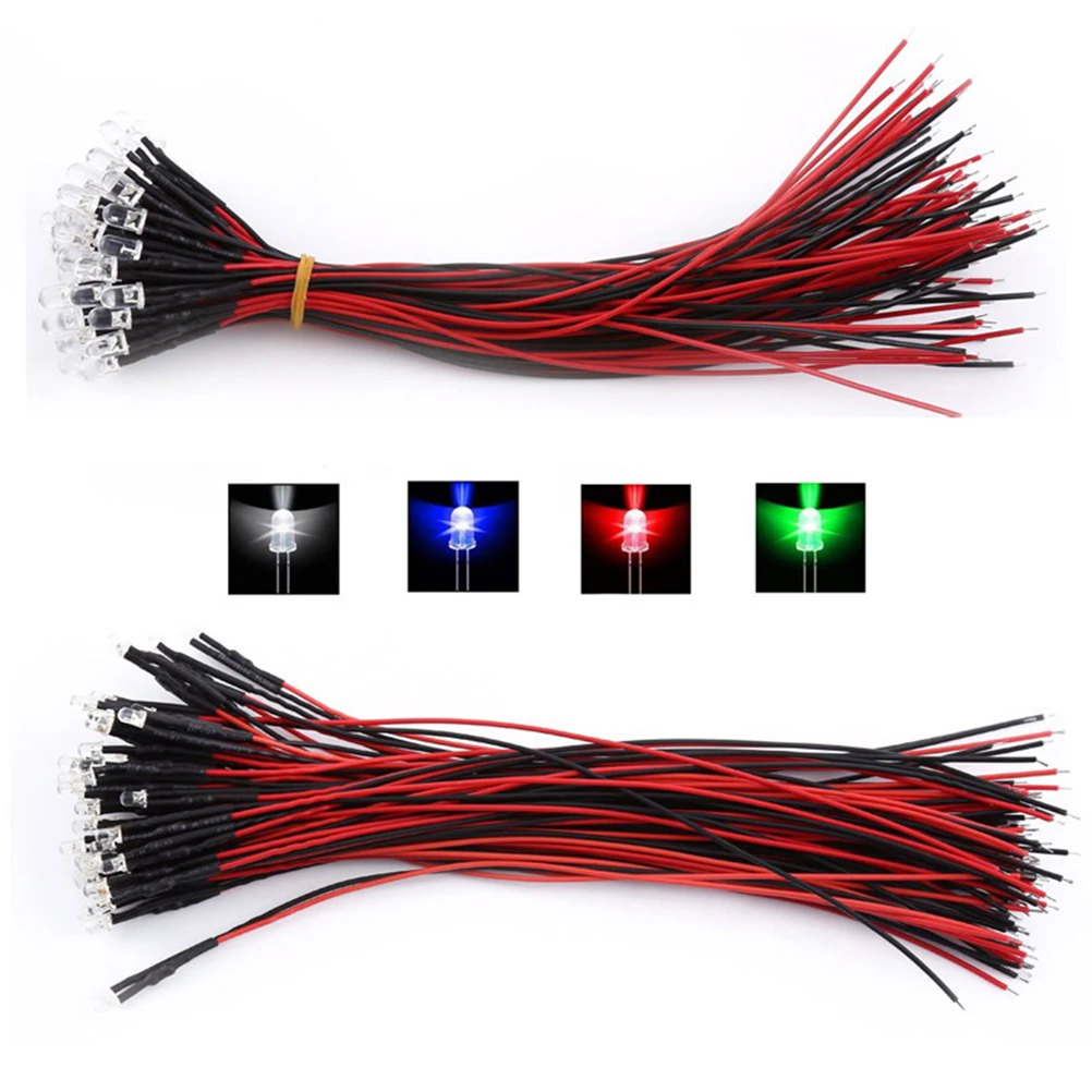 10pcs LED lamp beads DC12V Round Pre-Wired Water Clear LED With Plastic Holder
10pcs LED lamp beads DC12V Round Pre-Wired Water Clear LED With Plastic Holder