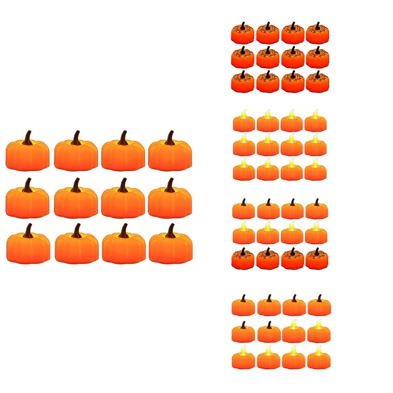 12 Sets Halloween Decoration Party Atmosphere Layout LED Electronic Candle Light Simulation Luminous Pumpkin Lantern
12 Sets Halloween Decoration Party Atmosphere Layout LED Electronic Candle Light Simulation Luminous Pumpkin Lantern