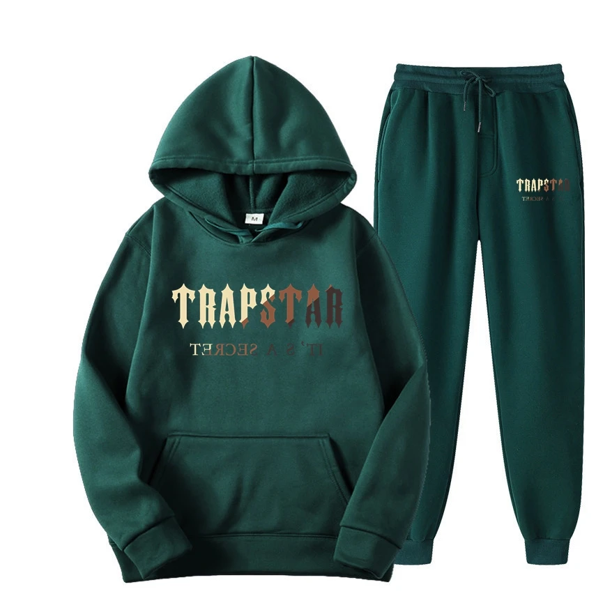 Tracksuit TRAPSTAR Brand Printed Sportswear Men 15 Colors Warm Two Pieces Set Loose Hoodie Sweatshirt + Pants Set Hoodie jogging
Tracksuit TRAPSTAR Brand Printed Sportswear Men 15 Colors Warm Two Pieces Set Loose Hoodie Sweatshirt + Pants Set Hoodie jogging