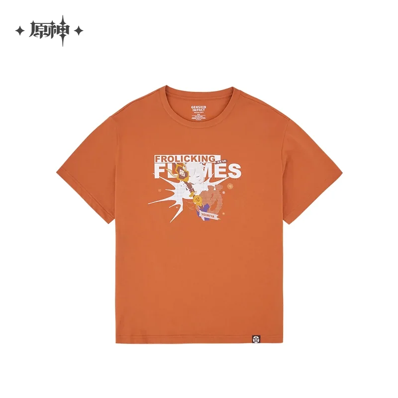 Sunsyea Genshin Impact официальный Merch miHoYo Оригинальные тематические футболки Yoimiya