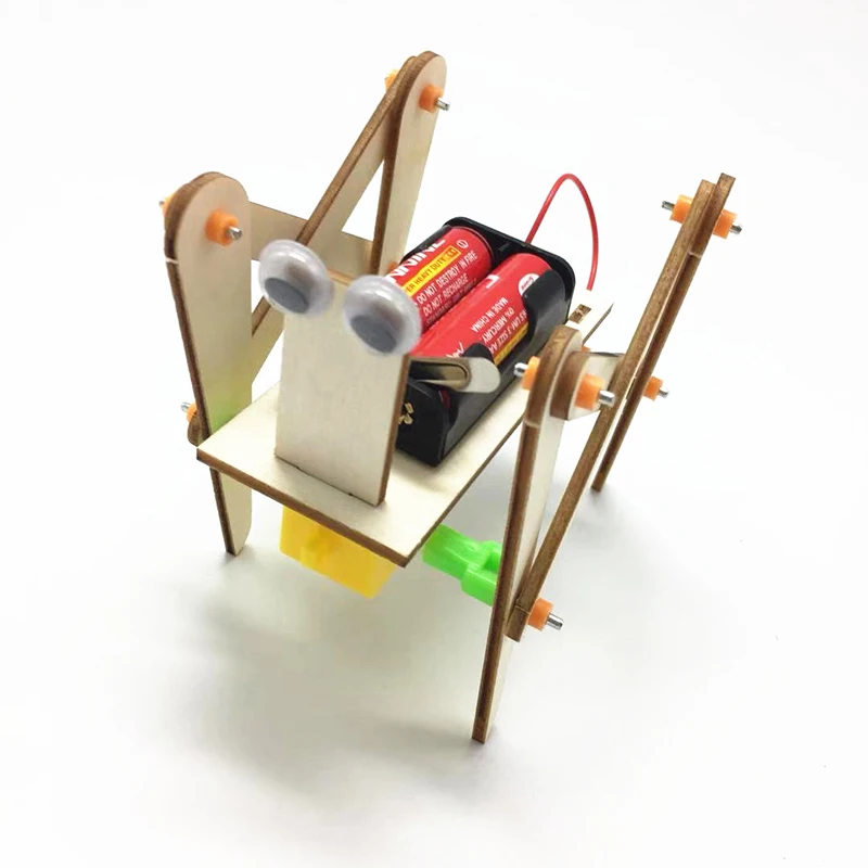 Kids Invention Bionic Toys Electric Quadruped Robot Dog Hand-on Ability improved Science Steam Experiment Kit Gift For Students
Kids Invention Bionic Toys Electric Quadruped Robot Dog Hand-on Ability improved Science Steam Experiment Kit Gift For Students