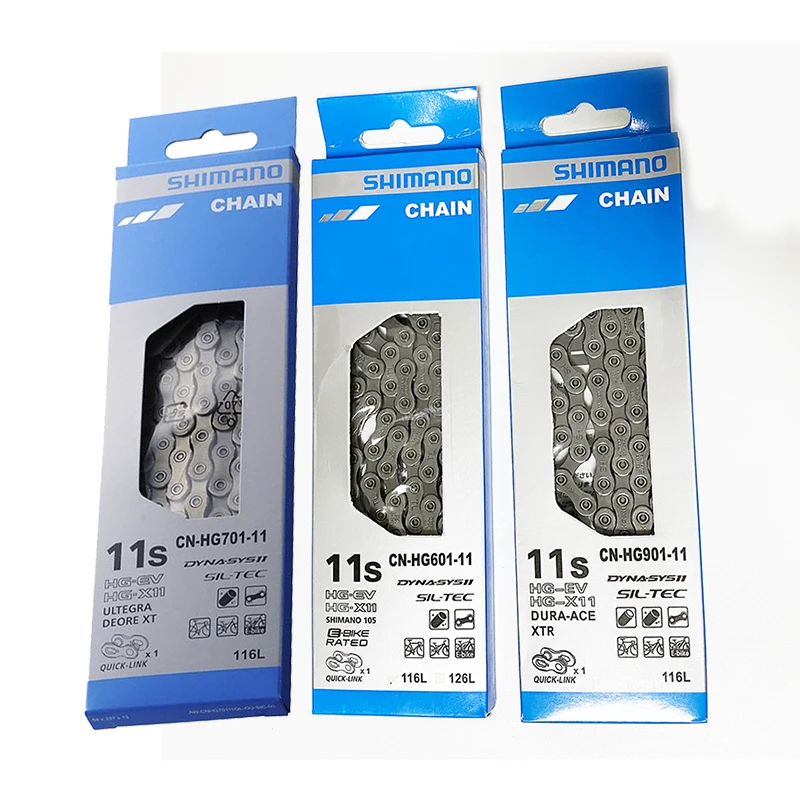 Bicycle Chain 11 Speed HG601 HG901 HG701 Shimano Bike Chain 11V Road MTB Mountain Bike chain 116L
Bicycle Chain 11 Speed HG601 HG901 HG701 Shimano Bike Chain 11V Road MTB Mountain Bike chain 116L