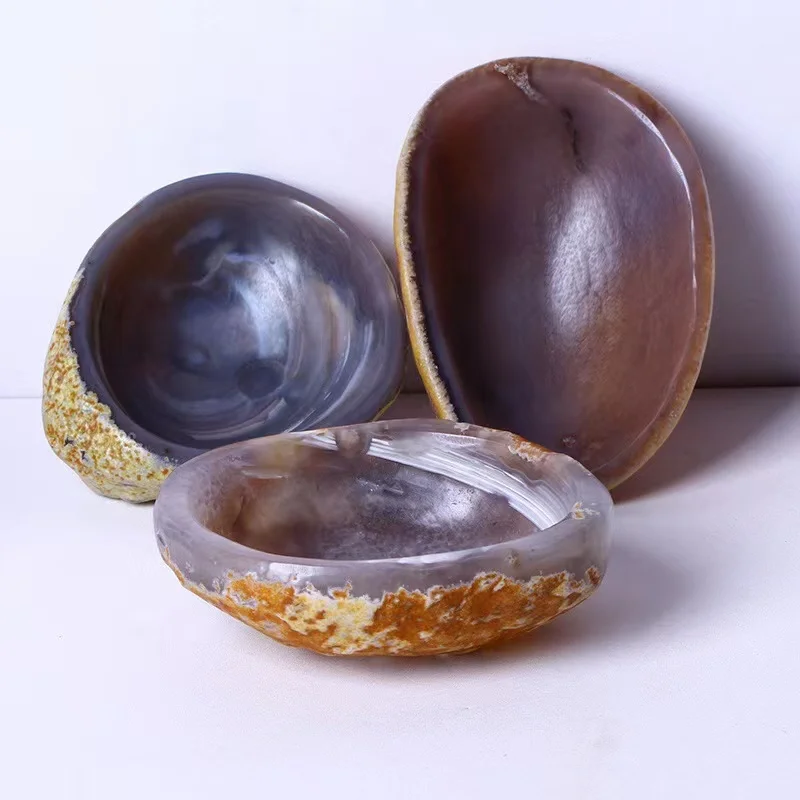 Wholesale Natural Gemstone Healing Deep Mouth Agate Bowl Crystal Craft for Gift and Home Decoration 1PC
Wholesale Natural Gemstone Healing Deep Mouth Agate Bowl Crystal Craft for Gift and Home Decoration 1PC
