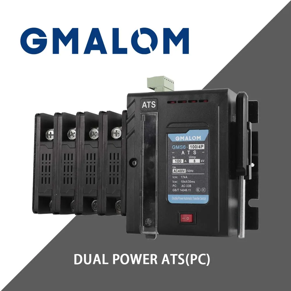 Автоматический выключатель мини ATS 2P 3P 4P 400В 100А
Автоматический выключатель мини ATS 2P 3P 4P 400В 100А