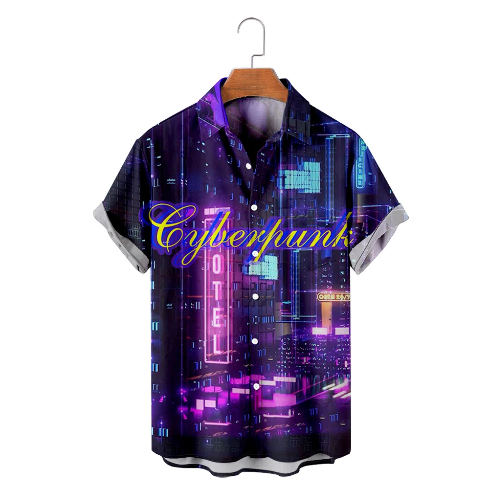 Men's Hawaiian T-Shirt Y2K Hombre Fashion Shirt Horror Cybepunk 3D Print Cozy Casual Short Sleeve Beach Oversized Clothes 1
Men's Hawaiian T-Shirt Y2K Hombre Fashion Shirt Horror Cybepunk 3D Print Cozy Casual Short Sleeve Beach Oversized Clothes 1