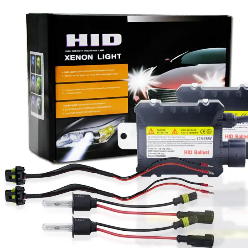 car xenon headlight 12V 55W H4-3 H3 H7 6000K Low power consumption Bright Blue White Light Waterproof IP65 car accessories
car xenon headlight 12V 55W H4-3 H3 H7 6000K Low power consumption Bright Blue White Light Waterproof IP65 car accessories