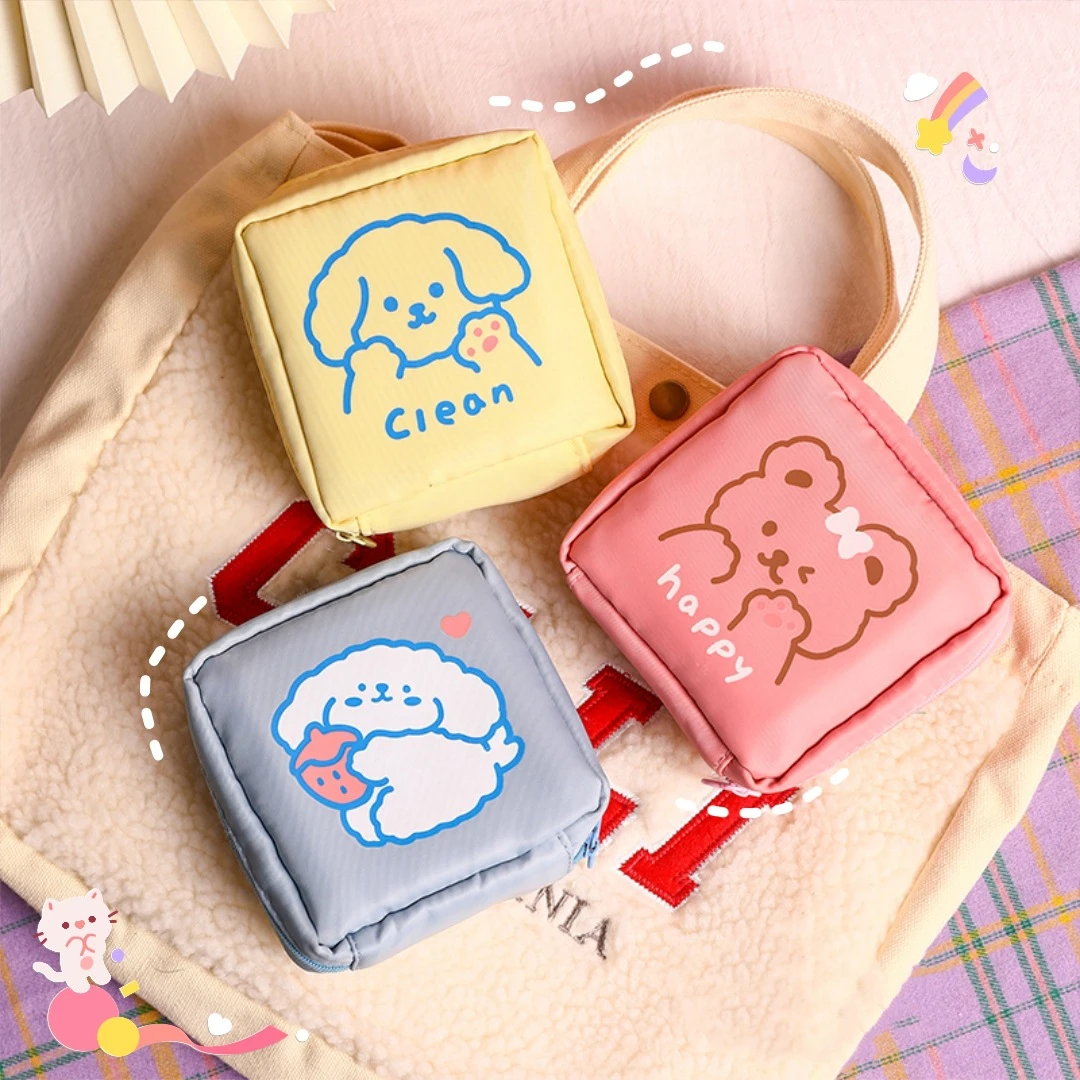 Portable Cute Tampon Storage Bag Multi-Purpose Sanitary Pad Cosmetic Bag Headphone Case Coin Purse Women Mini Travel Organizers
Portable Cute Tampon Storage Bag Multi-Purpose Sanitary Pad Cosmetic Bag Headphone Case Coin Purse Women Mini Travel Organizers