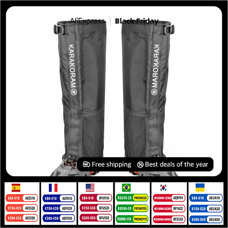Snow Leg Gaiters Warmer Waterproof Hiking Shoes Tourist Legging Outdoor Camping Trekking Skiing Hunting Kids Child Shoe Cover
Snow Leg Gaiters Warmer Waterproof Hiking Shoes Tourist Legging Outdoor Camping Trekking Skiing Hunting Kids Child Shoe Cover