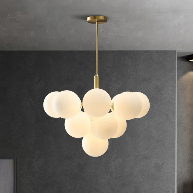 Nordic Glass Pendant Lamps For Living Room Dining Room Bedroom Bedside Hanging Lamps Creative Milk Ball Chandelier Indoor Decor
Nordic Glass Pendant Lamps For Living Room Dining Room Bedroom Bedside Hanging Lamps Creative Milk Ball Chandelier Indoor Decor