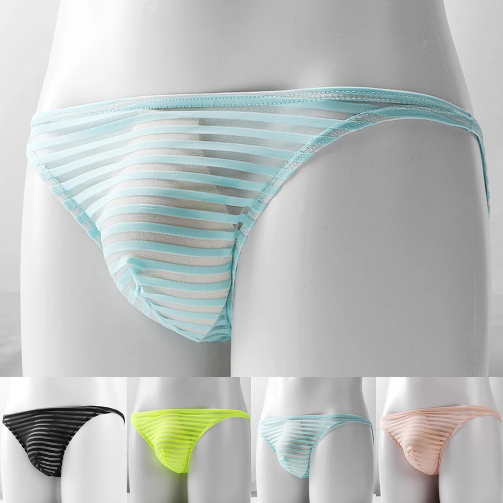 2022 Sexy Mens Bikini Pouch G-String Briefs Striped Low-Rise Panties Bulge Pouch Thongs Underwear Breathable Soft Panties
2022 Sexy Mens Bikini Pouch G-String Briefs Striped Low-Rise Panties Bulge Pouch Thongs Underwear Breathable Soft Panties