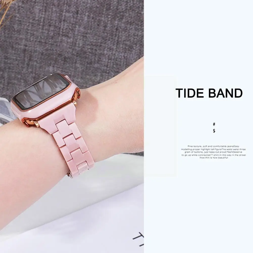 Color Pc Strap Suitable For Imitation Resin Strap Fashion Small Waist Pc Bracelet 38/40/41/42/44/45mm R9k5
Color Pc Strap Suitable For Imitation Resin Strap Fashion Small Waist Pc Bracelet 38/40/41/42/44/45mm R9k5