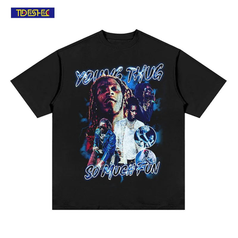 Men T-Shirt 240G Harajuku Tees Cotton Hip Hop Streetwear 2022 Summer Rapper Portrait Graphic Print T Shirt Short Sleeve Tshirt
Men T-Shirt 240G Harajuku Tees Cotton Hip Hop Streetwear 2022 Summer Rapper Portrait Graphic Print T Shirt Short Sleeve Tshirt
