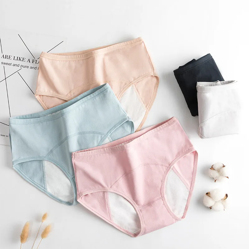 Menstrual Period Panties Women Cotton Large Size Leakproof Period Underpants Breathable Female Waterproof Menstruation Mid-rise
Menstrual Period Panties Women Cotton Large Size Leakproof Period Underpants Breathable Female Waterproof Menstruation Mid-rise