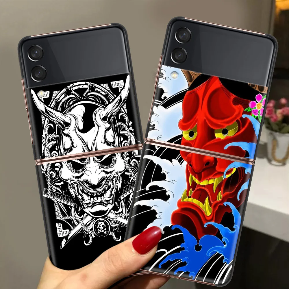 Japanese Oni Hannya Demon Mask Luxury Cover For Samsung Galaxy Z Flip Case Black For Samsung Z Flip 3 5G Hard PC Foldable Shell
Japanese Oni Hannya Demon Mask Luxury Cover For Samsung Galaxy Z Flip Case Black For Samsung Z Flip 3 5G Hard PC Foldable Shell