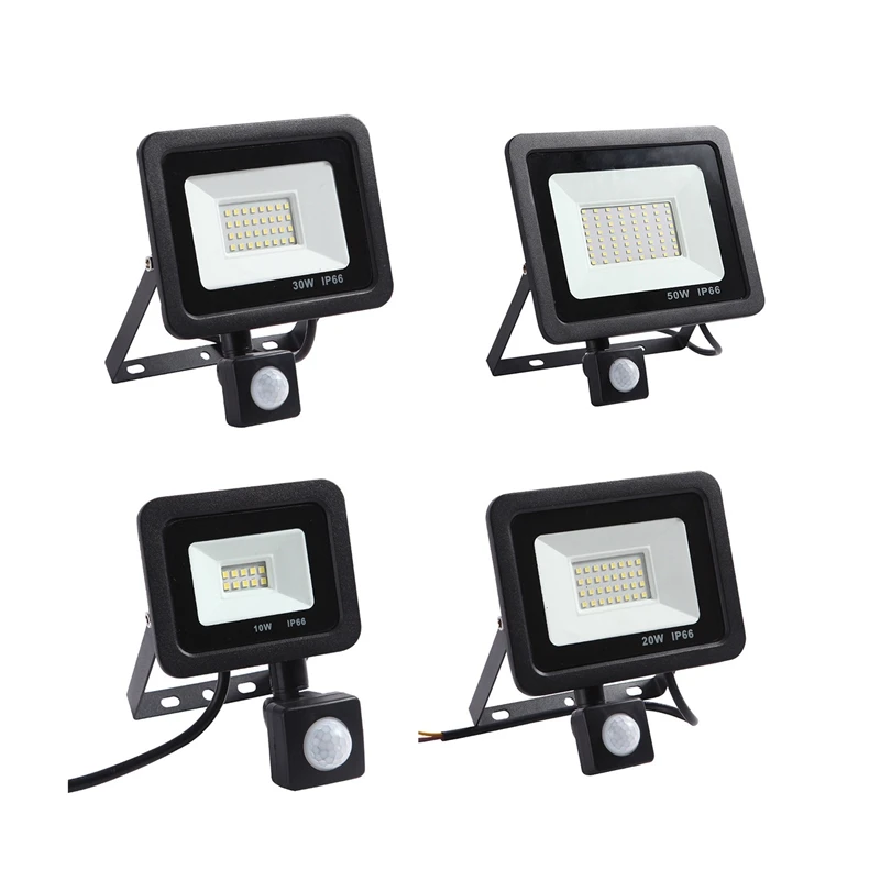 LED Flood Light With PIR Motion Sensor Outdoor IP66 Waterproof Floodlights Security Light For Garden Patio
LED Flood Light With PIR Motion Sensor Outdoor IP66 Waterproof Floodlights Security Light For Garden Patio