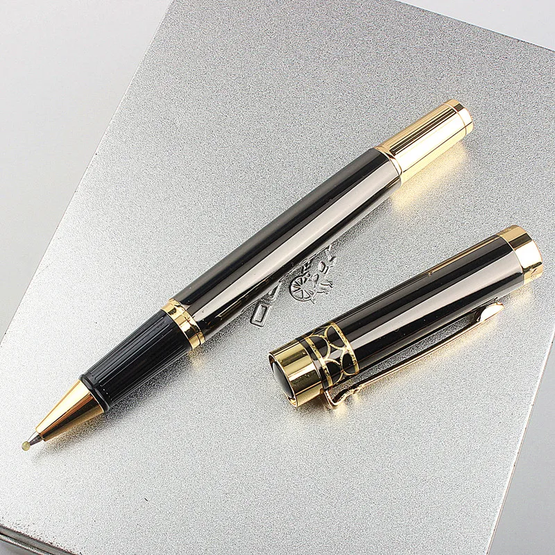 Luxury pen High quality 8036 golden clip Business office Rollerball Pen New School student stationery Supplies Ballpoint Pens
Luxury pen High quality 8036 golden clip Business office Rollerball Pen New School student stationery Supplies Ballpoint Pens