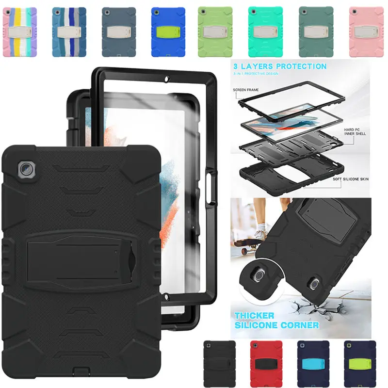 Чехол для Samsung Galaxy Tab A8 2022, чехол 10,5 SM-X200 SM-X205 X200 X205, чехол, противоударный защитный чехол-подставка для планшета
Чехол для Samsung Galaxy Tab A8 2022, чехол 10,5 SM-X200 SM-X205 X200 X205, чехол, противоударный защитный чехол-подставка для планшета
