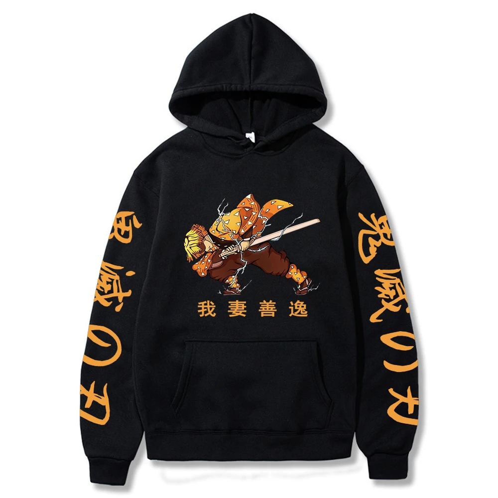 Anime Demon Slayer Hoodies Agatsuma Zenitsu Sweatshirt Hip Hop Streetwear Harajuku Pullover Tops
Anime Demon Slayer Hoodies Agatsuma Zenitsu Sweatshirt Hip Hop Streetwear Harajuku Pullover Tops