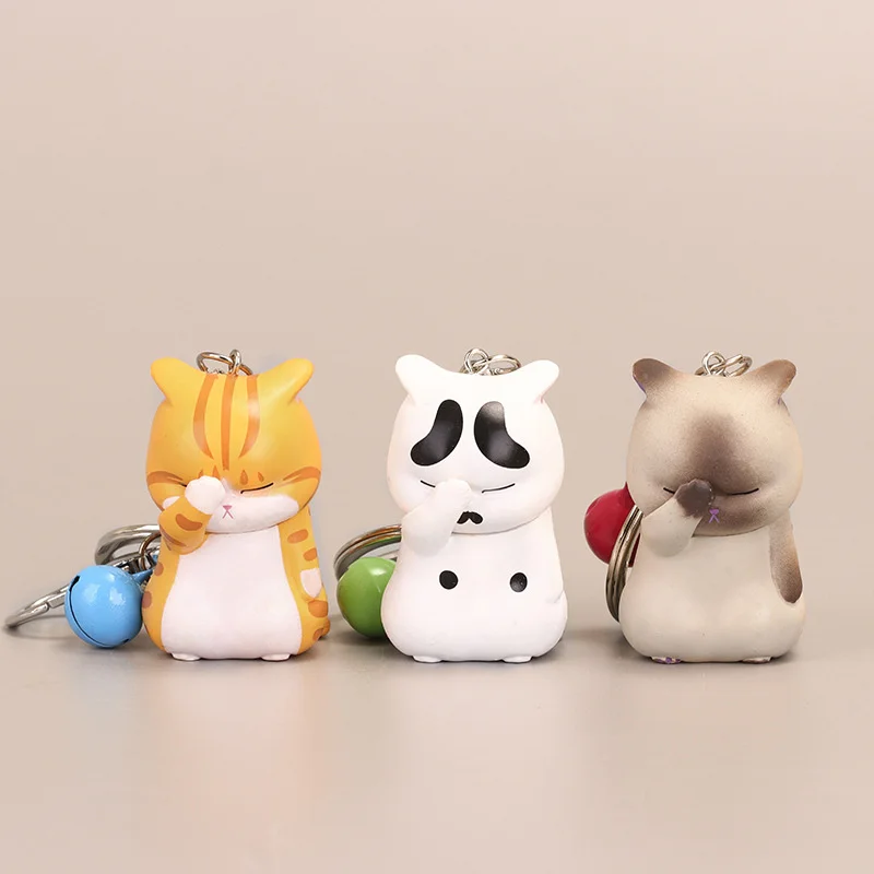 1PC Cartoon Shy Cat Keychains Chubby Kitten Keyring Trinket Bag Ornament Cute Car Keyring Fashion Women Jewelry Accessories
1PC Cartoon Shy Cat Keychains Chubby Kitten Keyring Trinket Bag Ornament Cute Car Keyring Fashion Women Jewelry Accessories