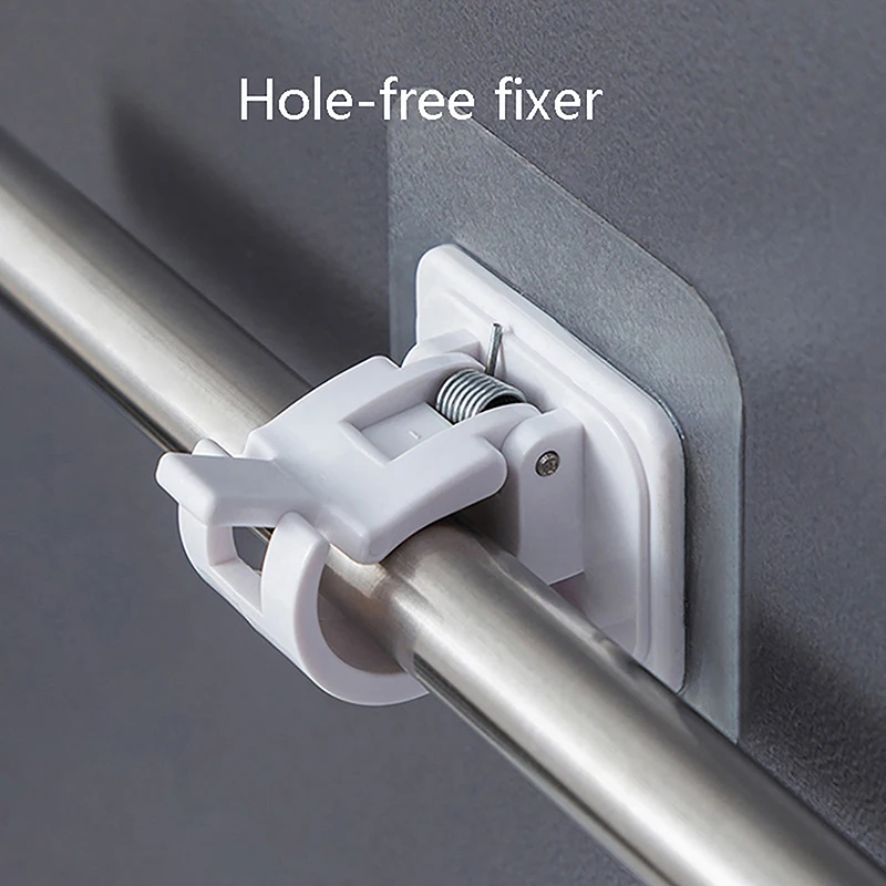 2Pcs Curtain Rod Bracket No Drill Hooks Adjustable Wall Bracket Shower Curtain Rod Hanging Holder Household Fixed Clip
2Pcs Curtain Rod Bracket No Drill Hooks Adjustable Wall Bracket Shower Curtain Rod Hanging Holder Household Fixed Clip