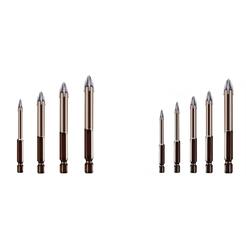Hot HG-Efficient Universal Drilling Tool, Multifunctional Triple-Cornered Cross Alloy Drill Bit Set
Hot HG-Efficient Universal Drilling Tool, Multifunctional Triple-Cornered Cross Alloy Drill Bit Set