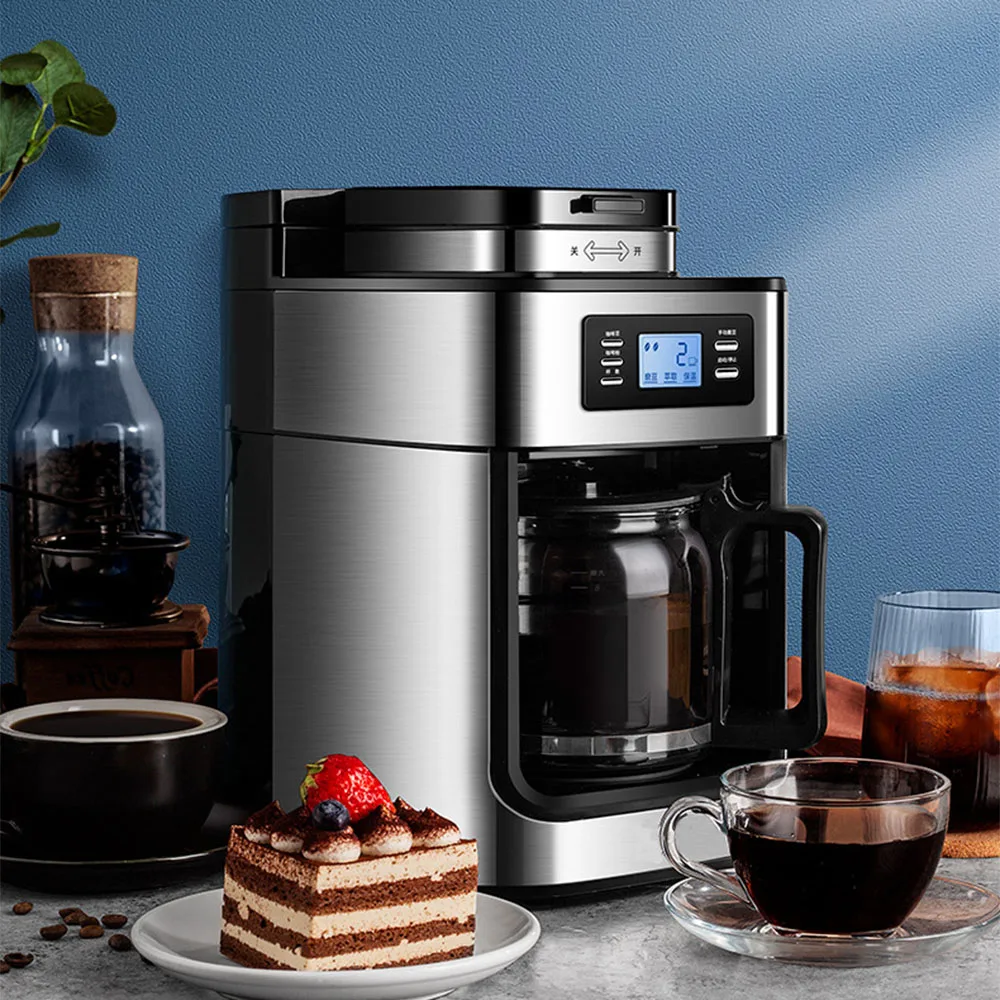 2 In1 Drip Coffee Maker Compatible Ground Coffee Beans Automatic Stainless Steel Coffee Maker Machine Digital Display Keep Warm
2 In1 Drip Coffee Maker Compatible Ground Coffee Beans Automatic Stainless Steel Coffee Maker Machine Digital Display Keep Warm