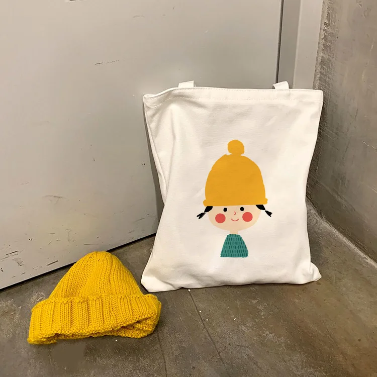Large Capacity Canvas Fashion Shoulder Bag Kawaii Cartoon Girl Printed Shopping Bag Ladies Beach Shopper Bag Bolsas De Tela
Large Capacity Canvas Fashion Shoulder Bag Kawaii Cartoon Girl Printed Shopping Bag Ladies Beach Shopper Bag Bolsas De Tela