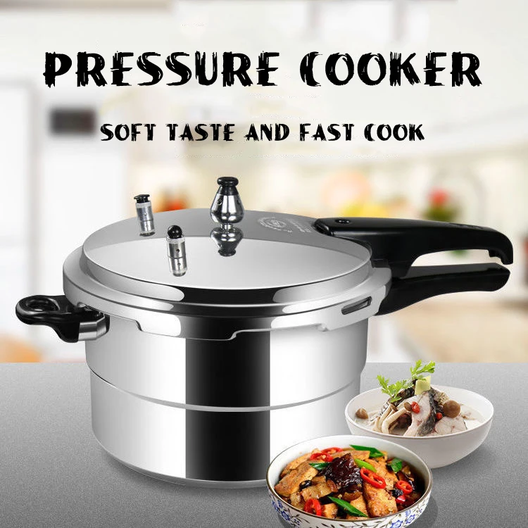 Kitchen Pressure Cooker Cookware Soup Meats pot 18/20/22cm Gas Stove/Open Fire Pressure Cooker Outdoor Camping Cook Tool Steamer
Kitchen Pressure Cooker Cookware Soup Meats pot 18/20/22cm Gas Stove/Open Fire Pressure Cooker Outdoor Camping Cook Tool Steamer