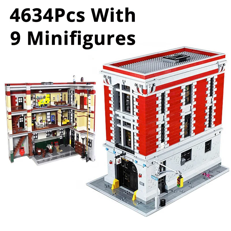 4634Pcs City Street View Ghostbusters Firehouse Headquarters 16001 Building Blocks Bricks Kit Compatible 75827 Kid Birthday Gift
4634Pcs City Street View Ghostbusters Firehouse Headquarters 16001 Building Blocks Bricks Kit Compatible 75827 Kid Birthday Gift