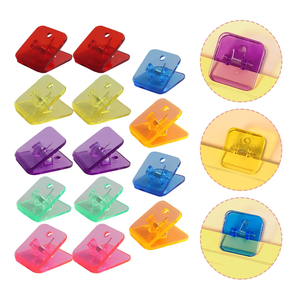 14Pcs Adorable Plastic Clamps Multi-function Paper Clips Portable Sealing Clips School Supply
14Pcs Adorable Plastic Clamps Multi-function Paper Clips Portable Sealing Clips School Supply