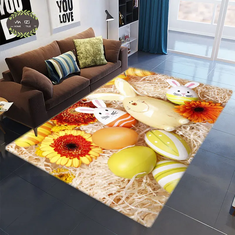 Easter Egg Print Pattern Carpets for Living Room Flannel Home Floor Mat Bedroom Decor Kawaii Anti-Slip Bathroom Large Area Rug
Easter Egg Print Pattern Carpets for Living Room Flannel Home Floor Mat Bedroom Decor Kawaii Anti-Slip Bathroom Large Area Rug