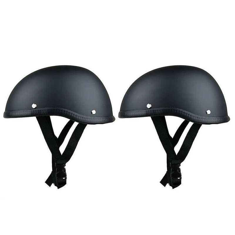 2X Skull Cap Motorcycle Helmet Vintage Half Face Helmet Retro German Style Chopper Cruiser,Mat Black
2X Skull Cap Motorcycle Helmet Vintage Half Face Helmet Retro German Style Chopper Cruiser,Mat Black