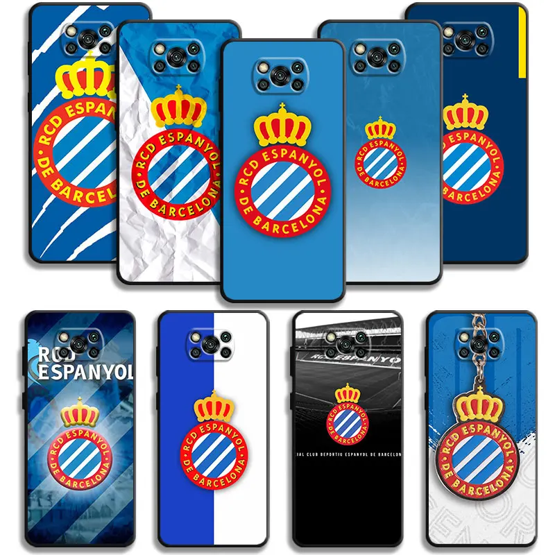 

Phone Case For Xiaomi POCO X3 NFC X4Pro X5 M3 for Mi 12 13 11 10 10T 8 Note10 Lite 11Ultra 11T Pro F1 Rcd Espanyol Spanish Logo