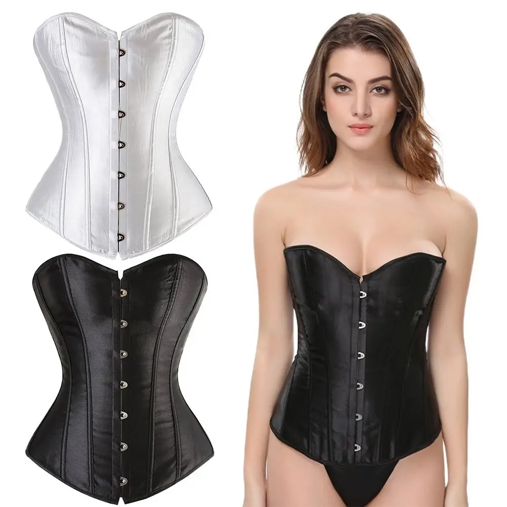 Waist Training Cincher Satin Brocade Fancy Dresses Corset Bustier Top Waist Shaper Overbust Boned Corset Top Costume
Waist Training Cincher Satin Brocade Fancy Dresses Corset Bustier Top Waist Shaper Overbust Boned Corset Top Costume