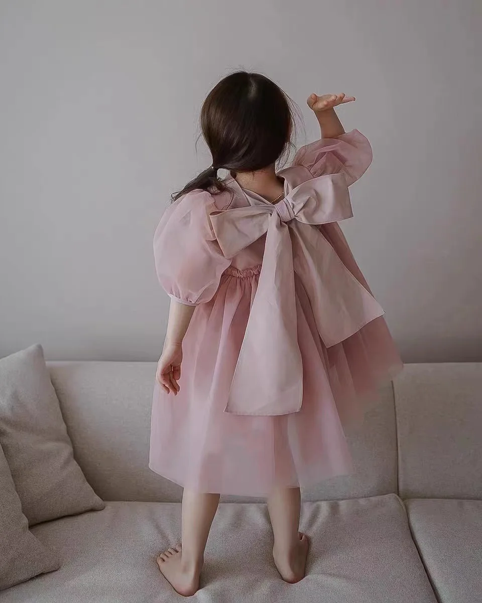 Baby Girl Princess Tutu Dress Puff Sleeve Infant Toddler Vintage Big Bow Vestido Party Pageant Wedding Baby Clothes 1-10Y
Baby Girl Princess Tutu Dress Puff Sleeve Infant Toddler Vintage Big Bow Vestido Party Pageant Wedding Baby Clothes 1-10Y