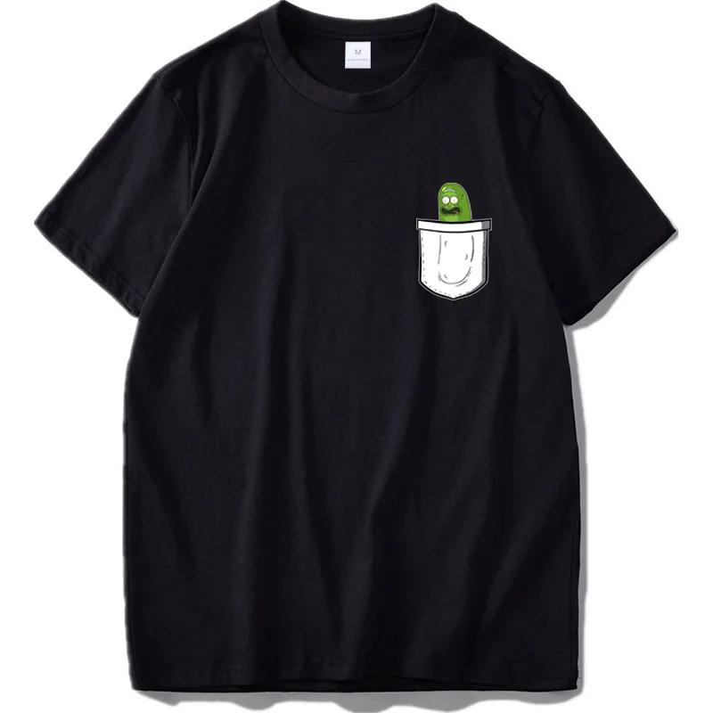 Rick Pickle In Pocket T shirt 100% Cotton Inspired Pattern Print Short Sleeved Soft Breathable Spring Tshirt EU Size
Rick Pickle In Pocket T shirt 100% Cotton Inspired Pattern Print Short Sleeved Soft Breathable Spring Tshirt EU Size
