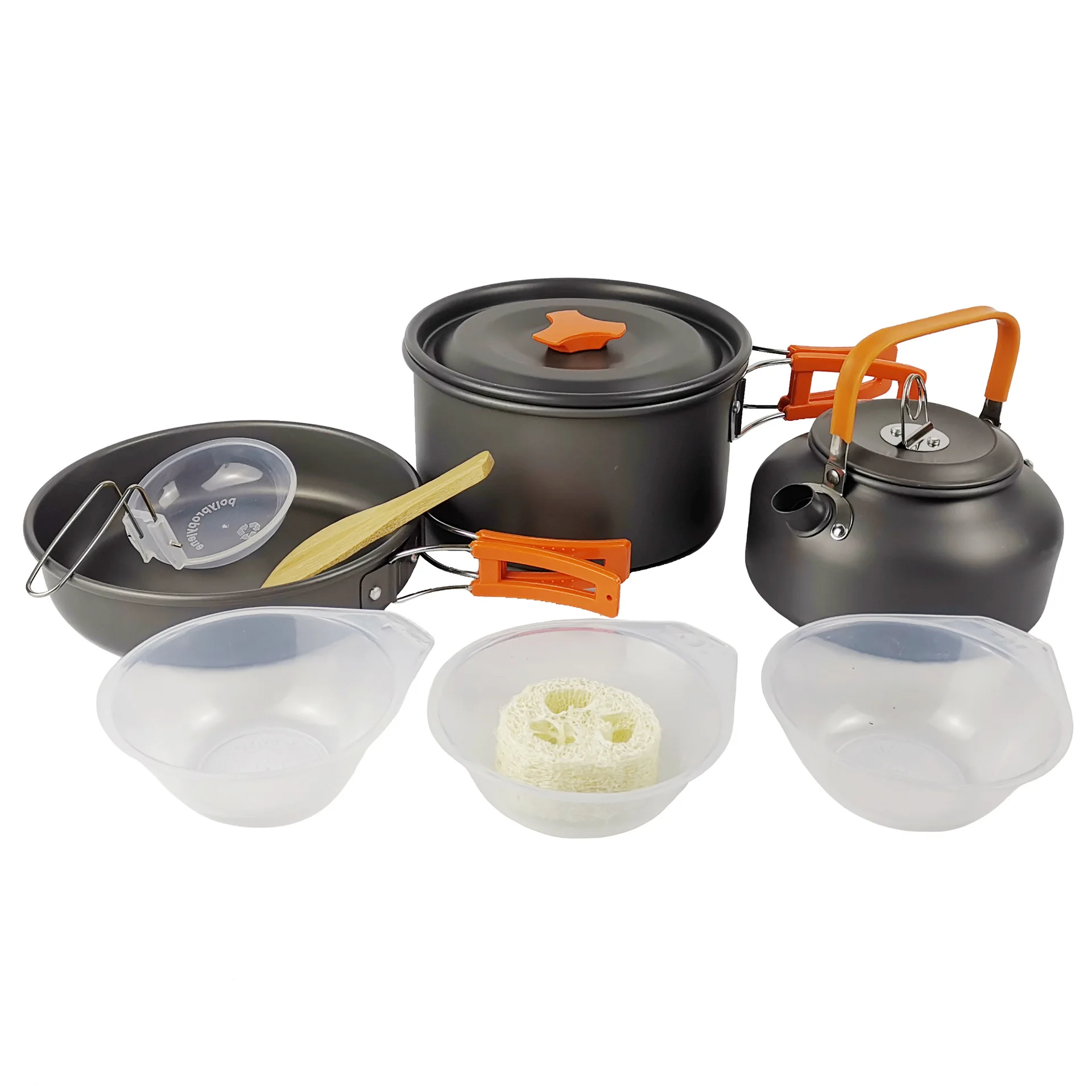 Hot Selling Outdoor Camping Teapot Set Pot Combination 2-3 People Outdoor Cookware Set Portable Folding Pot Camping Cookware
Hot Selling Outdoor Camping Teapot Set Pot Combination 2-3 People Outdoor Cookware Set Portable Folding Pot Camping Cookware