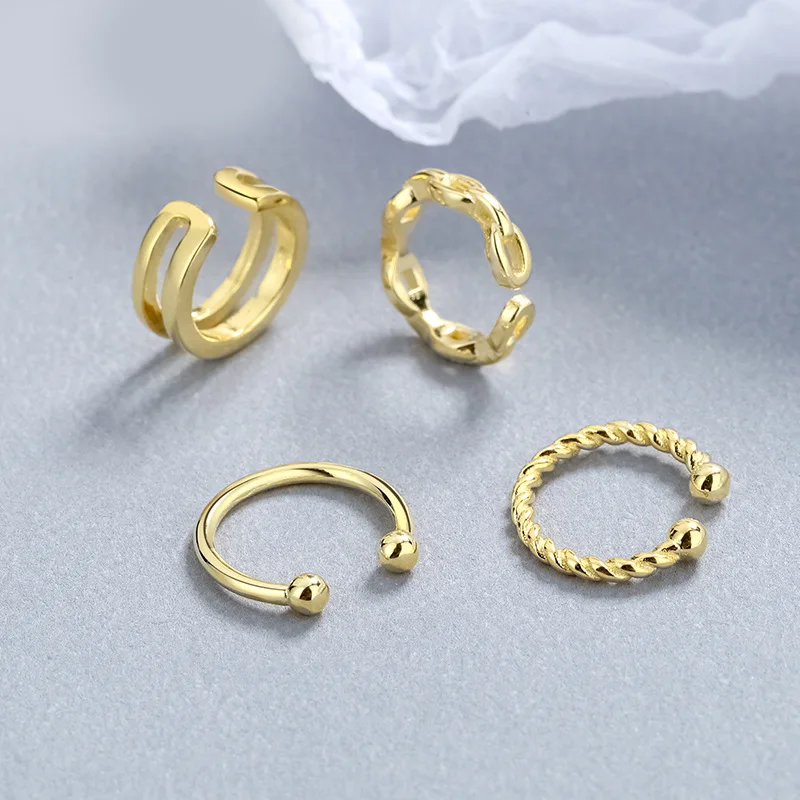 Korean style multi-style ear bone twist earrings 925 sterling silver trendy ear decorations tremella clip for women Wholesale
Korean style multi-style ear bone twist earrings 925 sterling silver trendy ear decorations tremella clip for women Wholesale