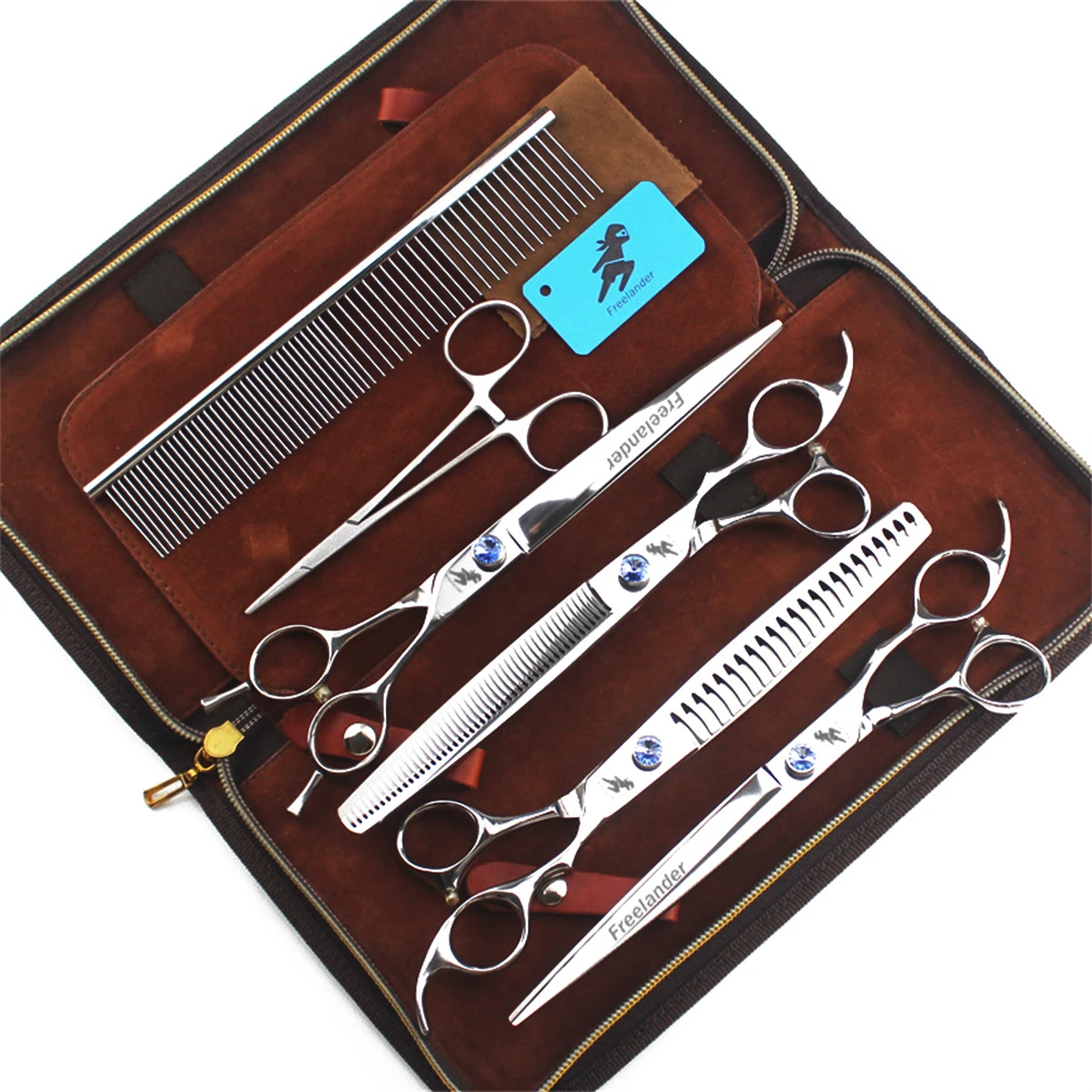 Professional Hair Dog Shears Puppy Shears Chunker 8“ Scissors Japanese Thinning Pet Grooming Scissors Kit Curved Scissors
Professional Hair Dog Shears Puppy Shears Chunker 8“ Scissors Japanese Thinning Pet Grooming Scissors Kit Curved Scissors
