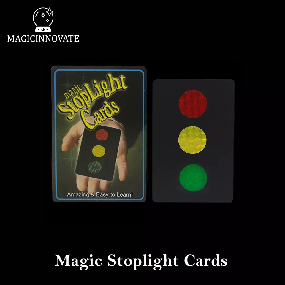 Magic Stoplight Cards Selected Color Appearing on Another Blank Tricks Close-up Gimmick Kids' Toy Props
Magic Stoplight Cards Selected Color Appearing on Another Blank Tricks Close-up Gimmick Kids' Toy Props