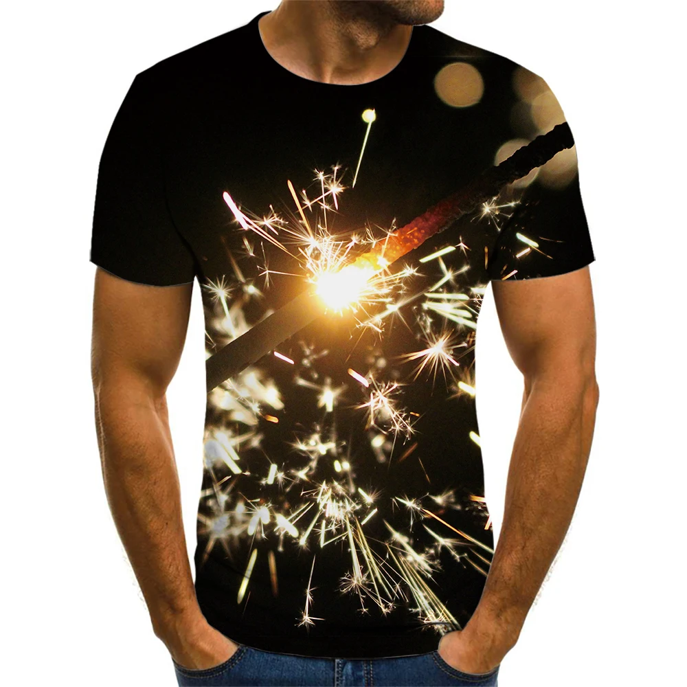 2022 New Hot Selling 3D Lightning Print Top Short Sleeve Round Neck Simple And Generic Funny T-Shirt
2022 New Hot Selling 3D Lightning Print Top Short Sleeve Round Neck Simple And Generic Funny T-Shirt